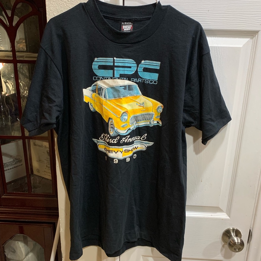 Vintage old school car shirt